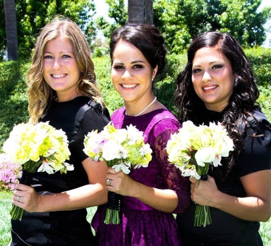 Just the fabulous brides maids and matron of honor!
